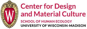 A logo for the center for design and materials.